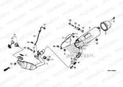 F-28 EXHAUST DRUM