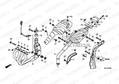 F-28 EXHAUST MUFFLER