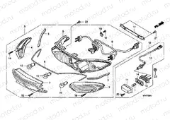 F-28 REAR COMBINATION LAMP