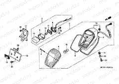 F-29-1 TAIL LAMP (BR / E / ED / EC / F / KO / U)