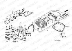 F-29-2 REAR LAMP (VT1100C2-EXCEPT CM / 2CM)