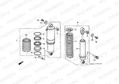 F-29 REAR CUSHION (GL1500J / K / L / AM / SEM)