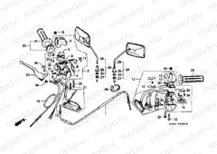 F-3-1 CABLE / HANDLE LEVER / SWITCH (CH125J / L / M / N / P / R)