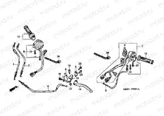 F-3-1 HANDLE ARM / SWITCH / CABLE (2)