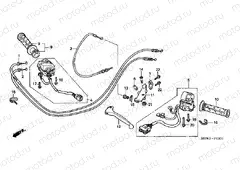 F-3-1 HANDLE ARM / SWITCH / CABLE (2)