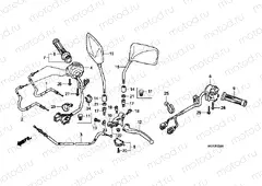 F-3-1 HANDLE LEVER / SWITCH / CABLE (CBF600S8 / SA8 / N8 / NA8)