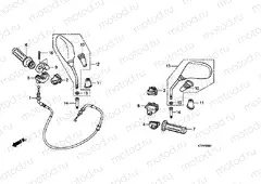 F-3-1 SWITCH / CABLE / MIRROR (SH125 / R / 150 / R)