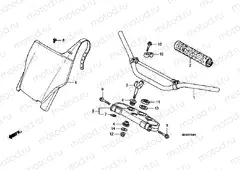 F-3-1 TIE ROD TUBE / UPPER AXLE (CRF450R4,5,6,7)