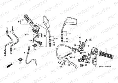 F-3-2 HANDLE LEVER / SWITCH / CABLE (3)