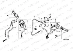 F-3 CABLE / SWITCH (CBR900RRY, 1 / RE1)