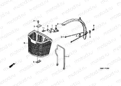 F-3 FRONT FENDER / FRONT BASKET
