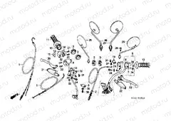 F-3 HANDLE LEVER / CABLE / SWITCH