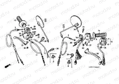 F-3 HANDLE LEVER / CABLE / SWITCH