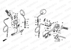 F-3 HANDLE LEVER / SWITCH / CABLE