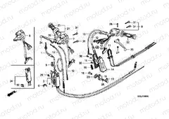 F-3 HANDLE LEVER / SWITCH / CABLE