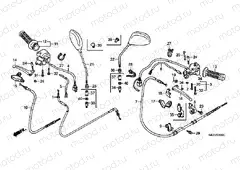 F-3 HANDLE LEVER / SWITCH / CABLE