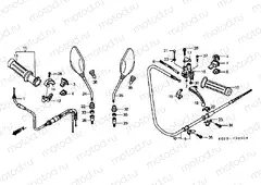 F-3 HANDLE LEVER / SWITCH / CABLE