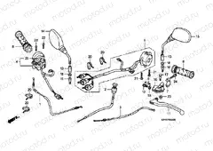 F-3 HANDLE LEVER / SWITCH / CABLE (CBR125R / RS / RW5 / RW6 / RW8)
