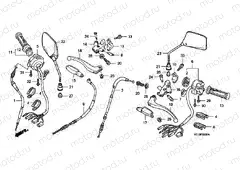 F-3 HANDLE LEVER / SWITCH / CABLE (CGR125SH5)
