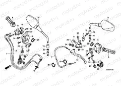 F-3 HANDLE LEVER / SWITCH / CABLE (NC700X / XA)