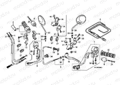 F-3 HANDLE LEVER / SWITCH / CABLE (XL125V1 / 2/3/4/5/6)