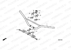 F-3 STEERING BAR PIPE / UPPER BRIDGE