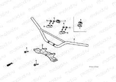 F-3 STEERING BAR PIPE / UPPER BRIDGE
