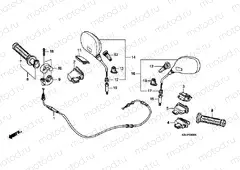 F-3 SWITCH / CABLE / MIRROR (FES1253-5) (FES1503-5)
