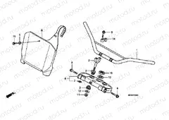 F-3 TIE ROD TUBE / UPPER AXLE (CRF450R2,3)