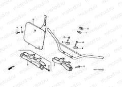 F-3 TIE ROD TUBE / UPPER BRIDGE (CR125RL / RM / RN / RP / RR)