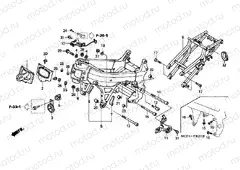 F-30-1 FRAME HOUSING (VTR1000SP2 / 3/4/5/6)