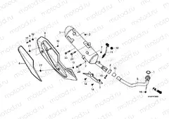 F-30 EXHAUST MUFFLER
