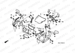 F-32-1 ENGINE HOUSING (VFR750FR / FS / FT / FV)