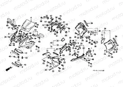 F-32 ENGINE HOUSING (VFR750FL / FM / FN / FP)