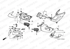F-32 MAIN PIPE COVER / LOWER ENGINE (FS1251 / 2/3)