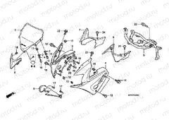 F-32 UPPER ENGINE HOUSING (CBR125R / RS / RW5 / RW6 / RW8)