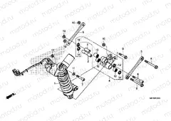 F-33-1 REAR CUSHION CBR1000SP
