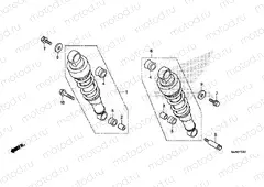 F-33-1 REAR SHOCK ABSORBER (VT750C2B / C2S)