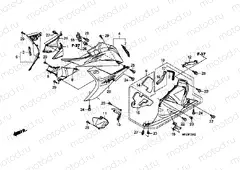 F-33-2 LOWER ENGINE (B.) (CBR600RR9, A, B / RA9, A, B)