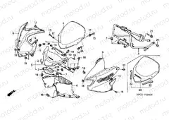 F-33 ENGINE HOUSING (XL125V1 / 2/3/4/5/6)