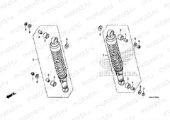 F-33 REAR SHOCK ABSORBER