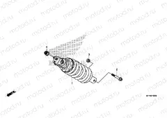 F-33 REAR SHOCK ABSORBER (VT1300CR)