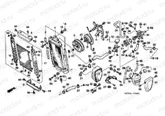 F-34-1 RADIATOR (VTX1800C15 / 6/7/8)