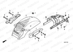 F-34-1 REAR FENDER (VT750C2B / C2S)