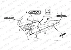 F-34-2 STRIP (CBR500FK / FL / FM)