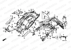 F-34 REAR FENDER