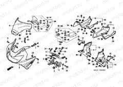 F-34 UPPER ENGINE HOUSING (CBR900RRY, 1 / RE1)