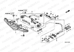 F-36-1 REAR LAMP (VFR1200FC / FD / FDC / FDD)