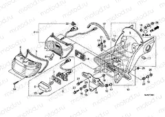 F-36-1 REAR LAMP (VT750C2B / C2S)