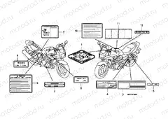 F-36-1 WARNING LABEL (CB1300S / CB1300SA)